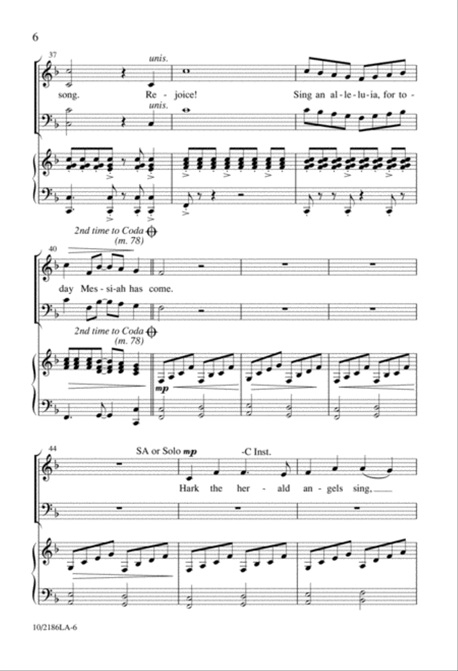 A Christmas Proclamation A Christmas Proclamation 4-Part scores gallery preview page 6