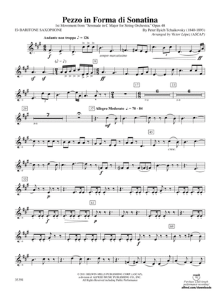 Pezzo in forma di Sonatina: E-flat Baritone Saxophone