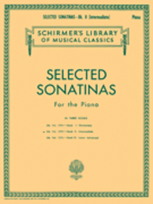 Book cover for Selected Sonatinas – Book 2: Intermediate