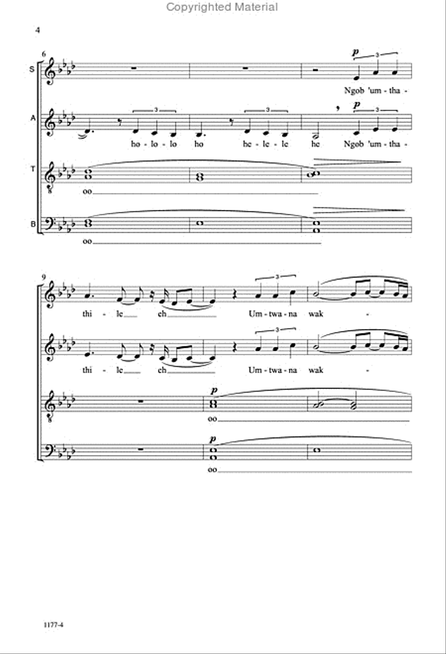 Indodana - SATB divisi Octavo Divisi scores gallery preview page 4