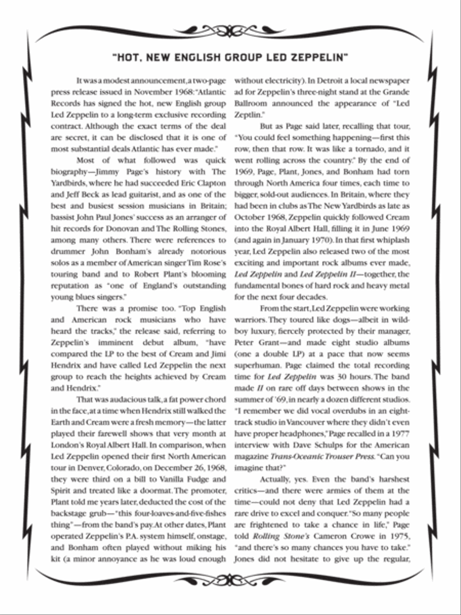 Led Zeppelin -- Selections from Mothership Easy Piano scores gallery preview page 2