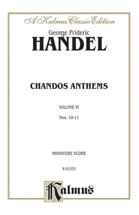 Book cover for Chandos Anthems -- 10. The Lord Is My Light 11. Let God Arise (two versions)