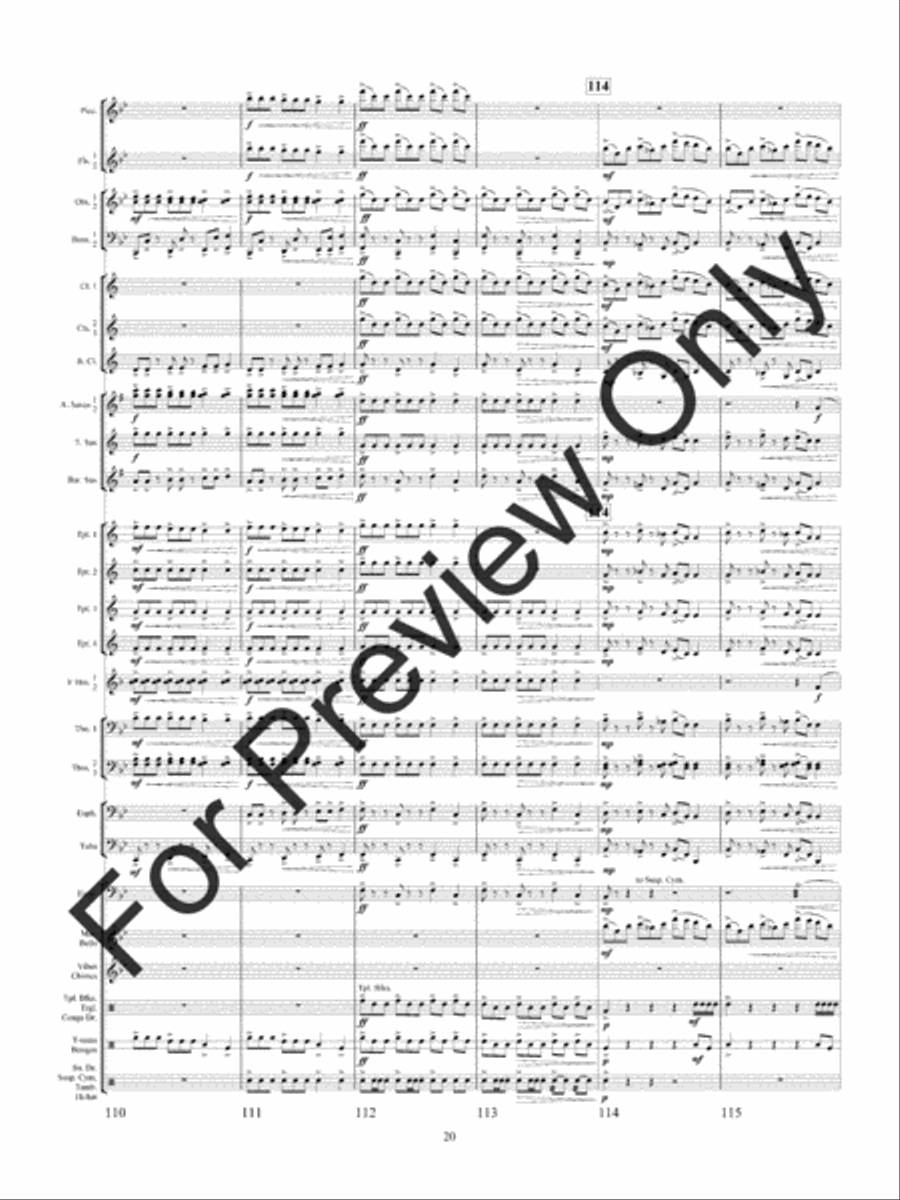 Quintology Quintology Concert Band scores gallery preview page 23