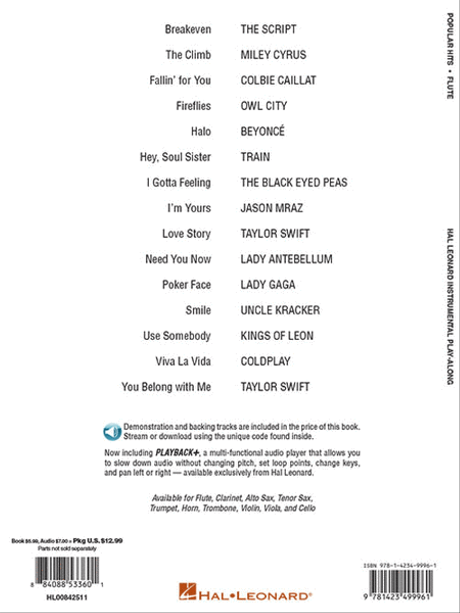 Popular Hits Popular Hits Flute Solo scores gallery preview page 5