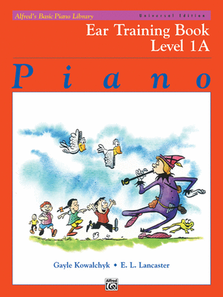 Book cover for Alfred's Basic Piano Course Ear Training, Level 1A