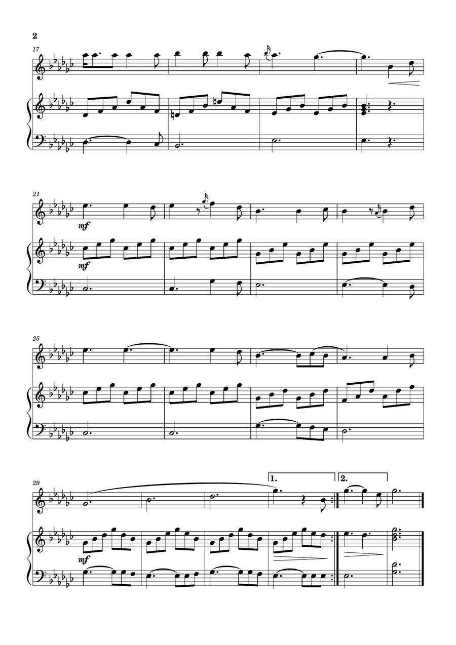 Hallelujah Piano scores gallery preview page 2