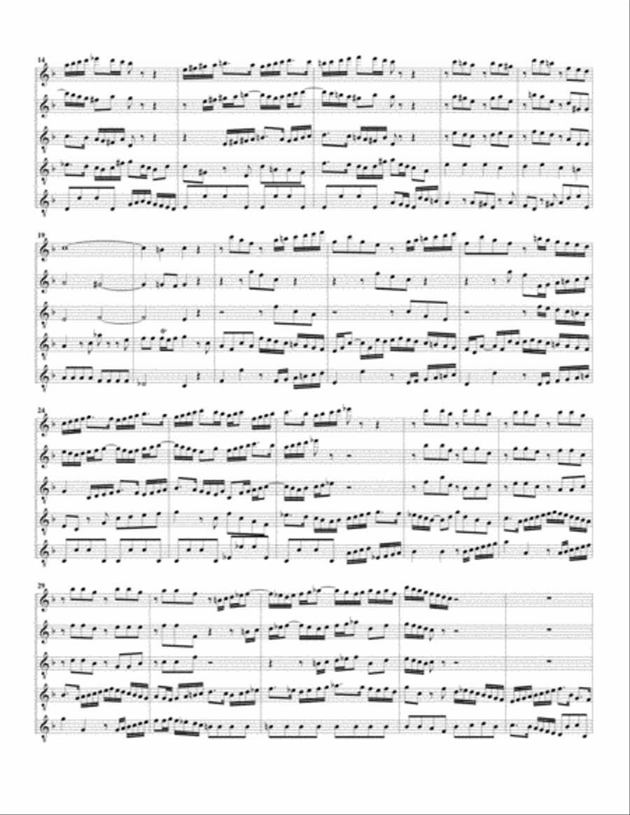 Aria-Choral: Warum willst du so zornig sein? - Vater unser im Himmelreich from Cantata BWV 101 (arra Choir scores gallery preview page 2