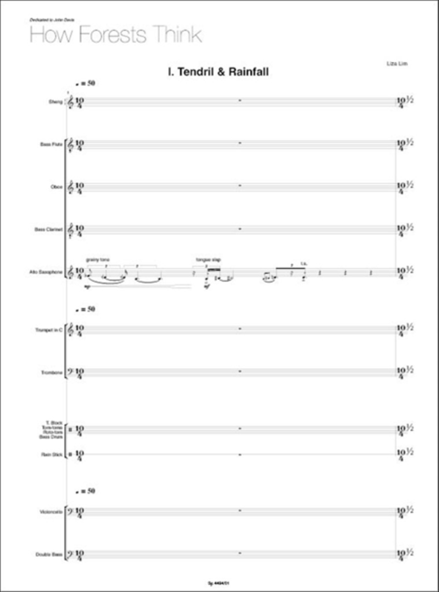 How Forests Think Orchestra scores gallery preview page 2