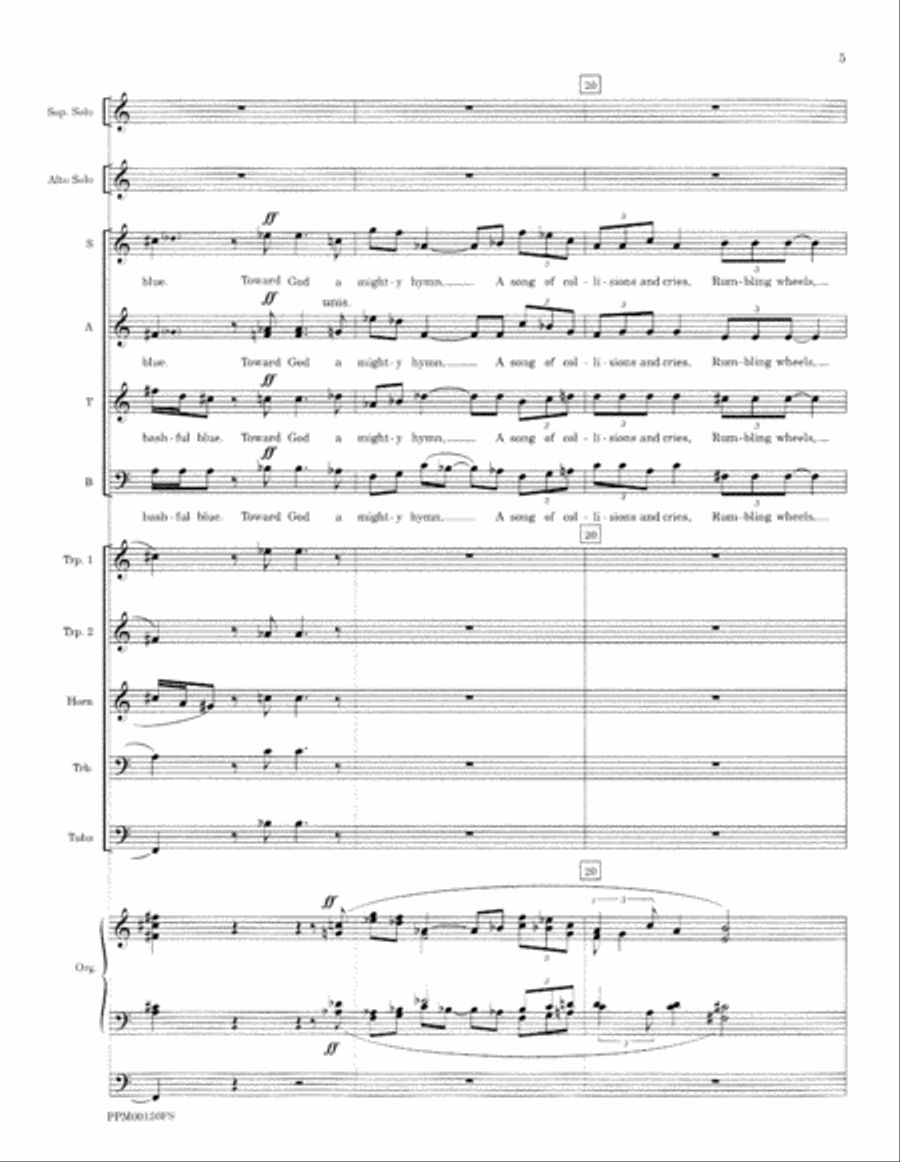 Transfiguration: An Ecumenical Mass - Full Score Divisi scores gallery preview page 8