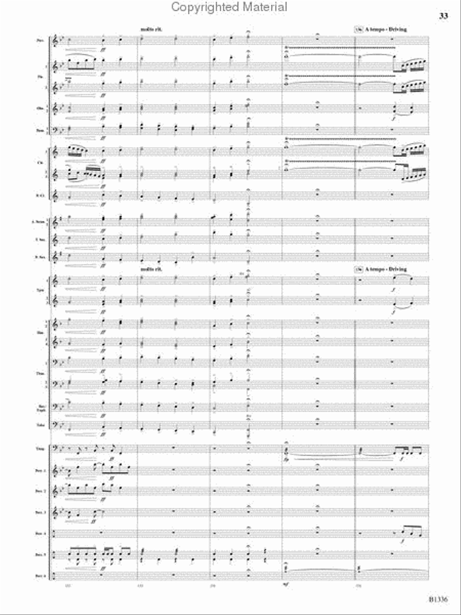 Dreams and Proclamations Concert Band scores gallery preview page 32