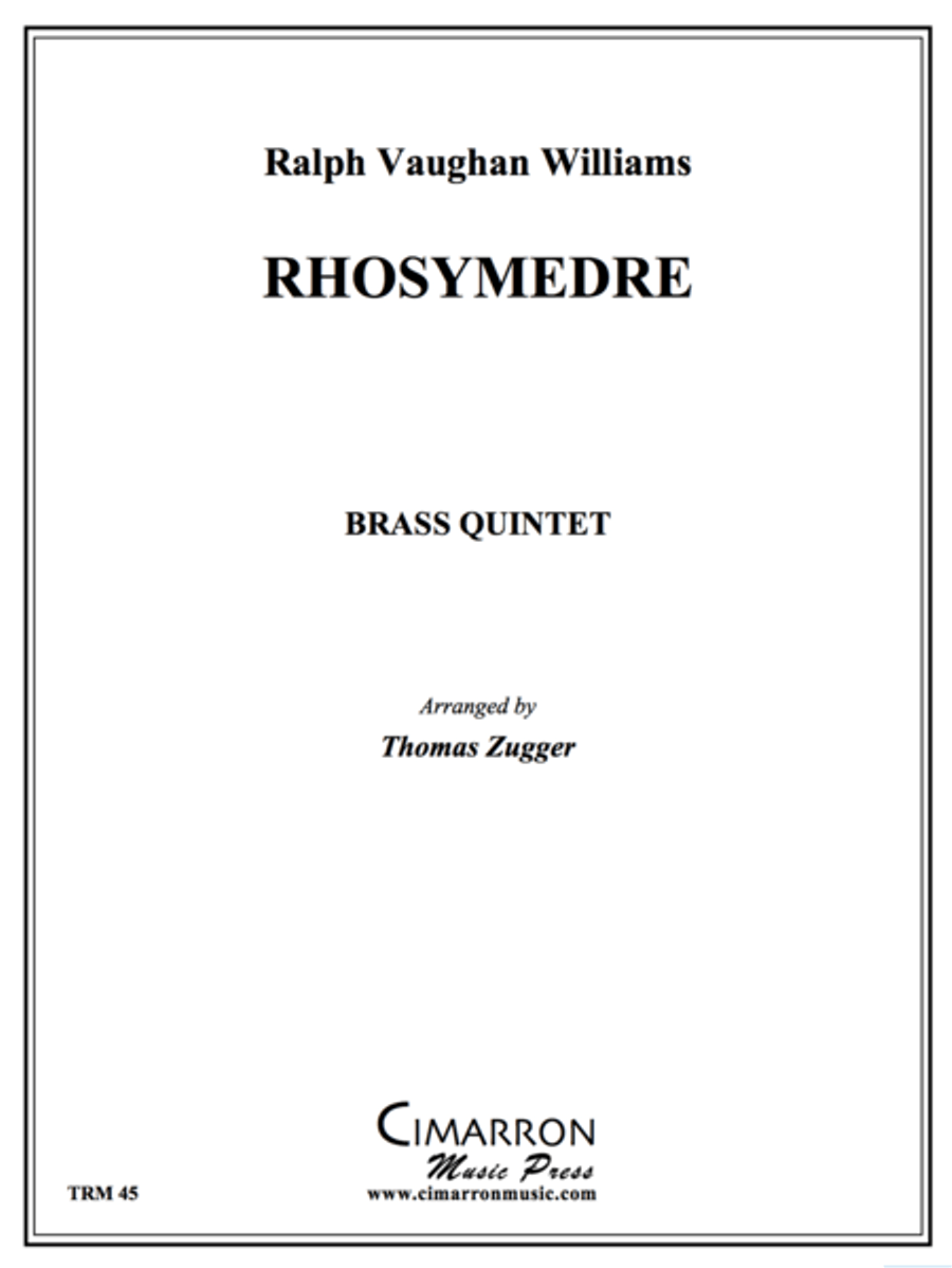 Rhosymedre Brass Quintet scores gallery preview page 1