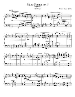 Piano Sonata no. 1: G minor. 2nd Movement: Dolce