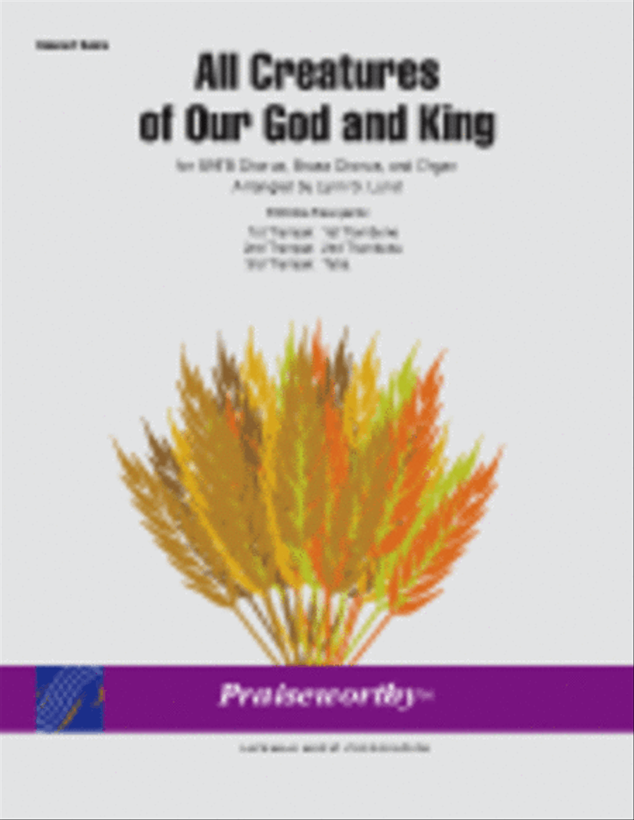All Creatures of Our God and King - SATB - Bradford 4-Part scores gallery preview page 1