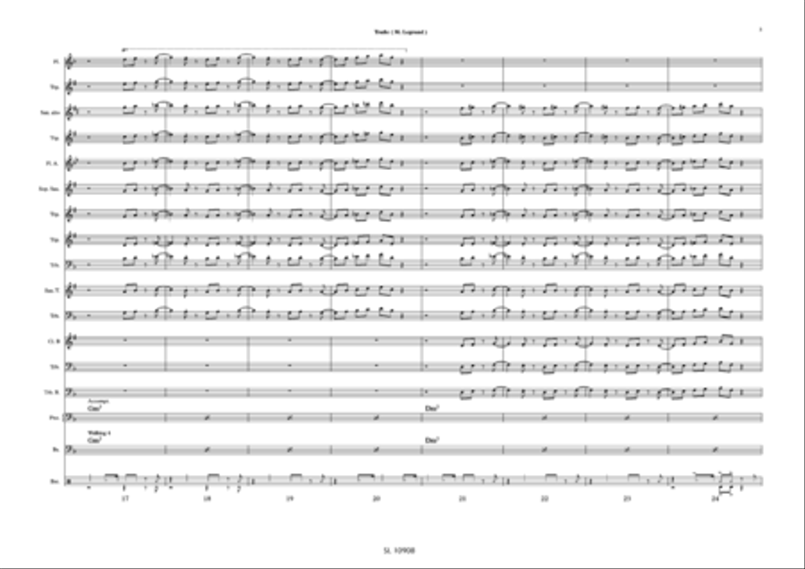 Trafic Trafic Jazz Ensemble scores gallery preview page 4