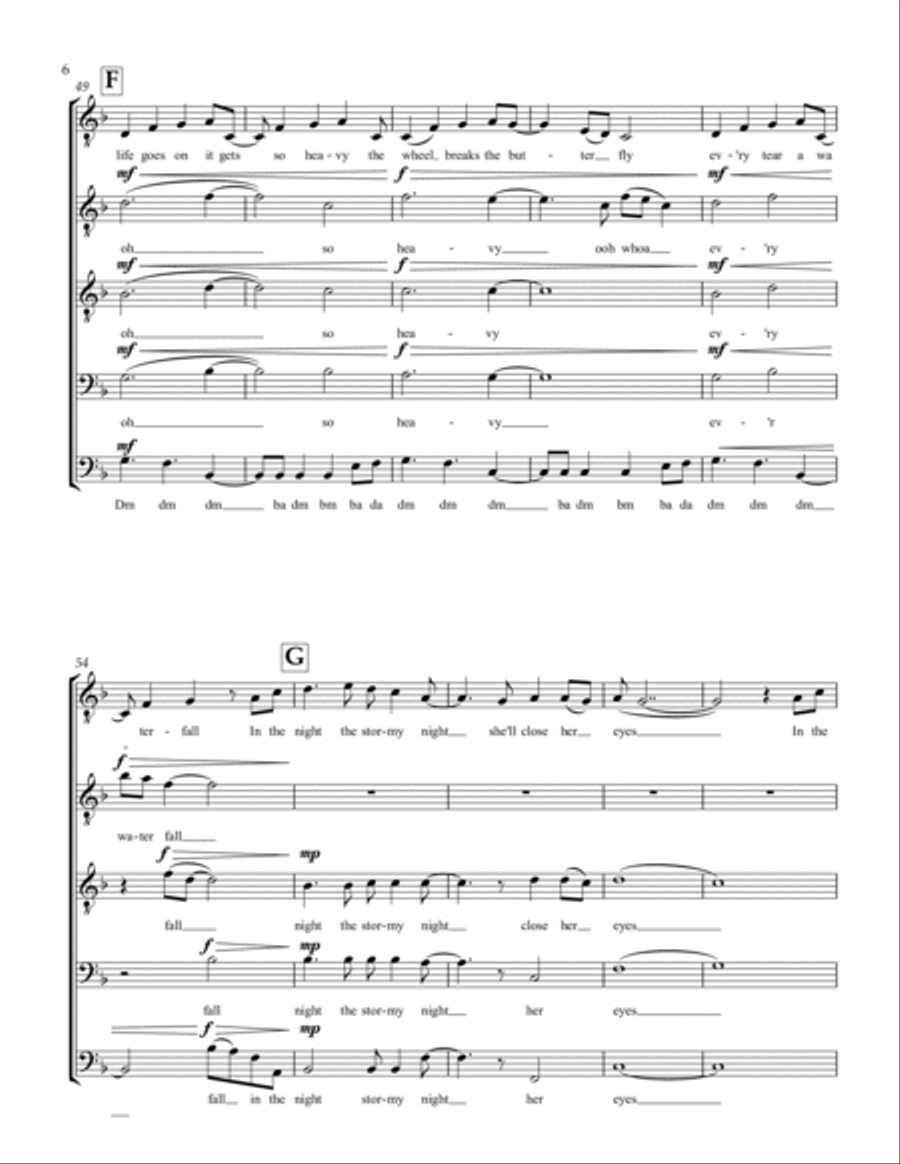 Paradise Paradise TTBB scores gallery preview page 6