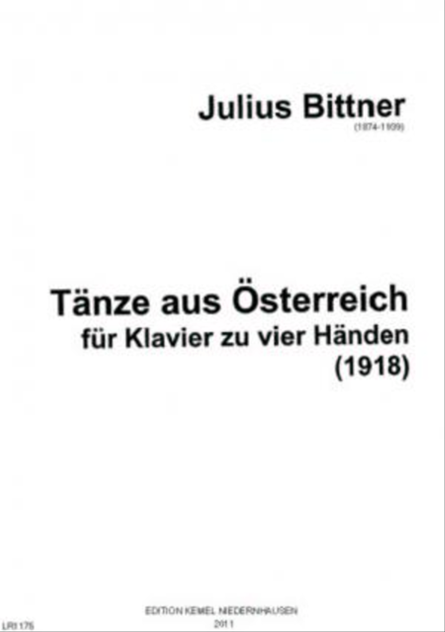 Tänze aus Österreich Tänze aus Österreich Piano Duet scores gallery preview page 1