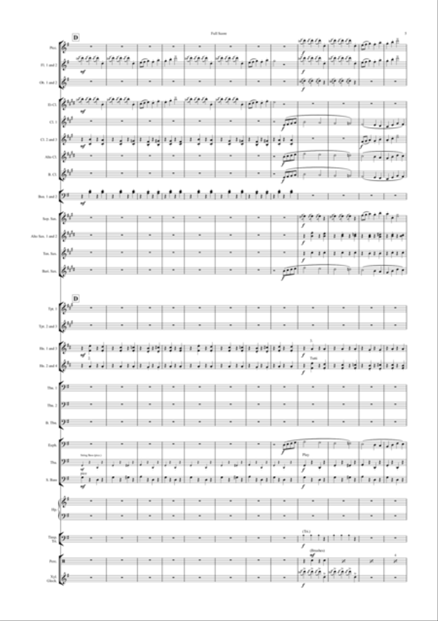 Captain Kangaroo (puffin' Billy) Concert Band scores gallery preview page 5