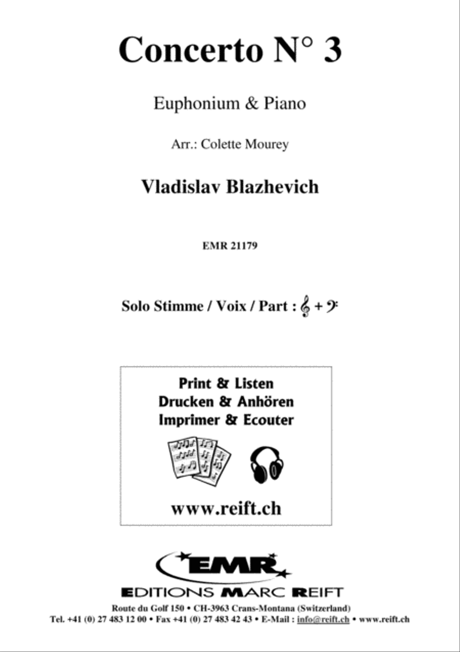 Concerto No. 3 Concerto No. 3 Euphonium scores gallery preview page 2