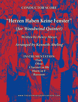 Herzen Haben Keine Fenster (for Woodwind Quintet)