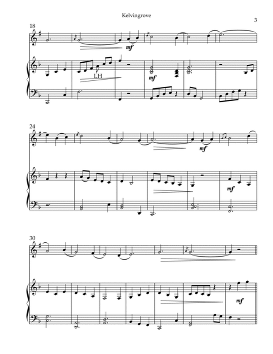 Kelvingrove, Duet for Bb Soprano Saxophone & Harp image number null