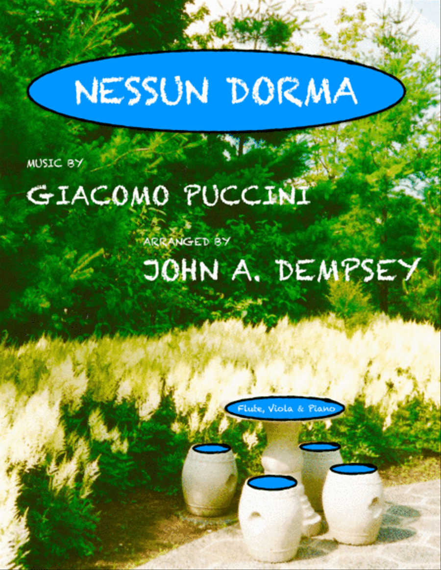 Nessun Dorma (Trio for Flute, Viola and Piano) Flute scores gallery preview page 1