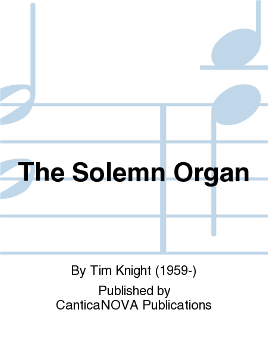 The Solemn Organ Organ scores gallery preview page 1
