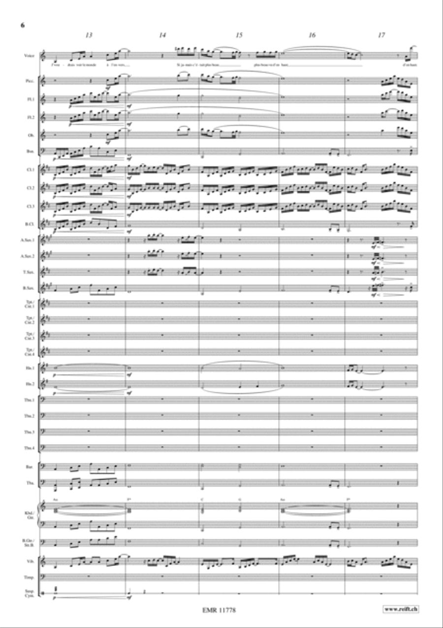 Starmania Concert Band scores gallery preview page 7
