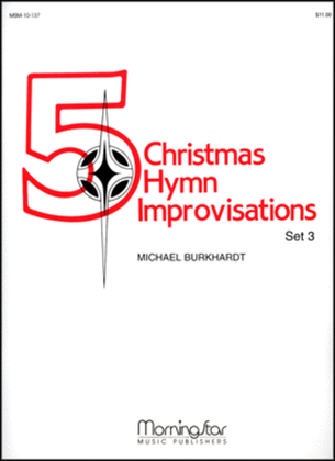 Book cover for Five Christmas Hymn Improvisations, Set 3
