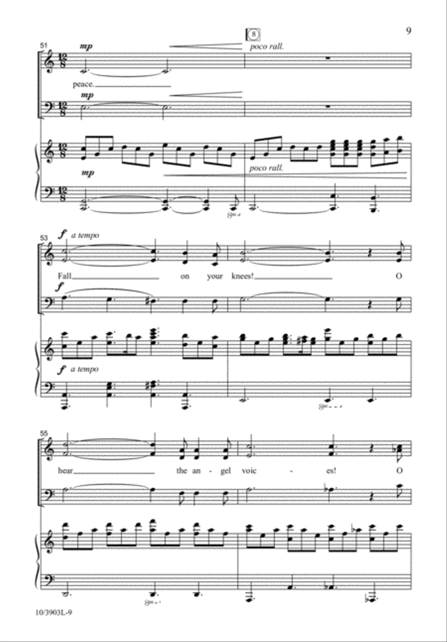 Holy Night, Silent Night Holy Night, Silent Night 3-Part scores gallery preview page 10