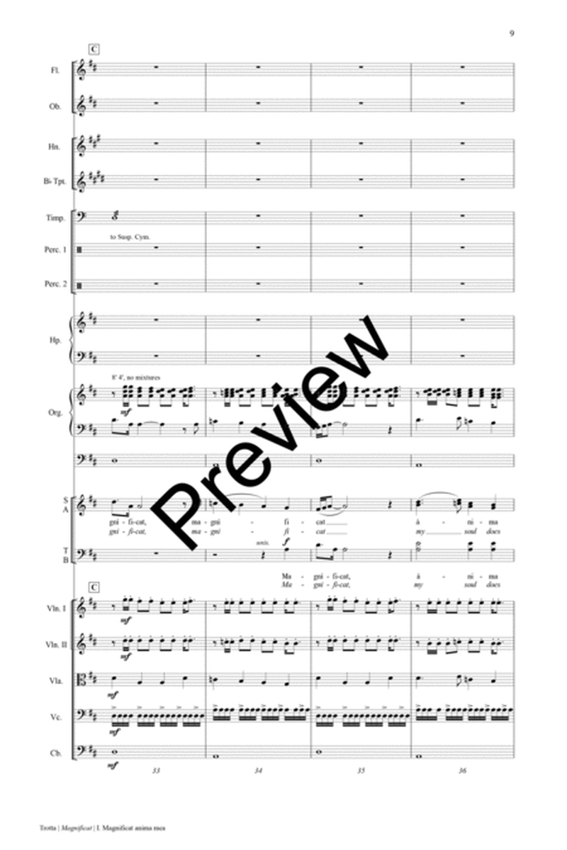 Magnificat Chamber Orchestra Score