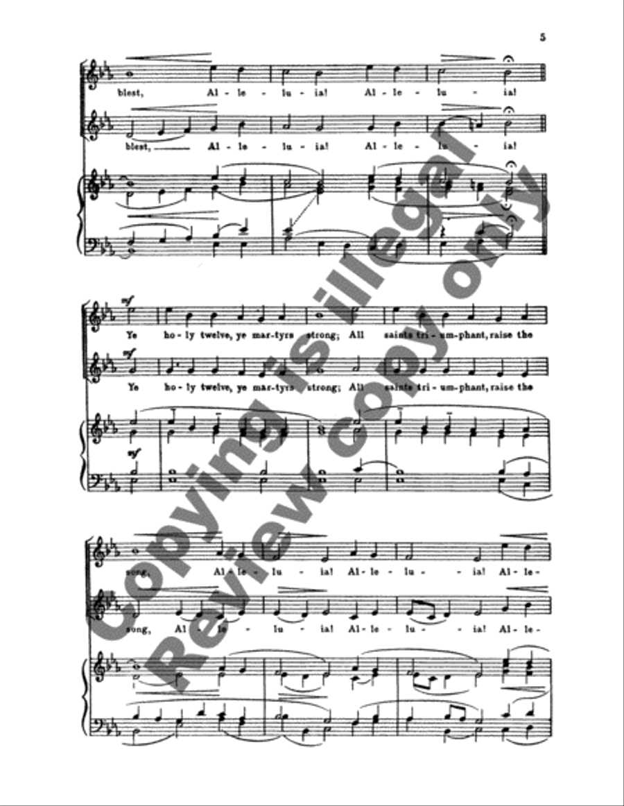 Ye Watchers and Ye Holy Ones SA scores gallery preview page 4