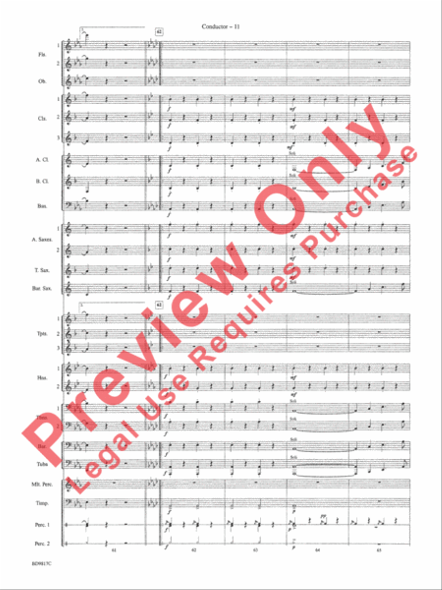 National Emblem Concert Band scores gallery preview page 14