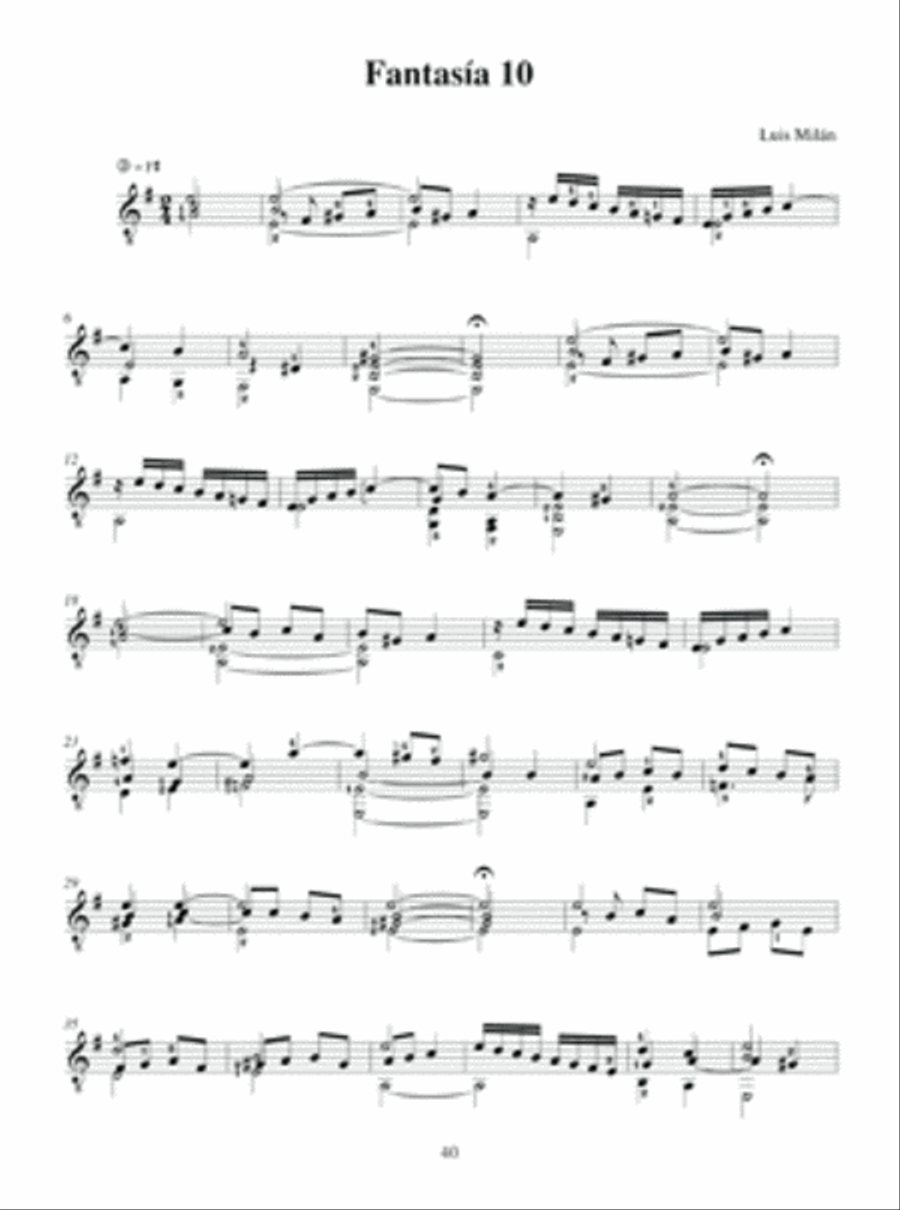 The Renaissance Vihuela & Guitar in Sixteenth-Century Spain Guitar Solo scores gallery preview page 3