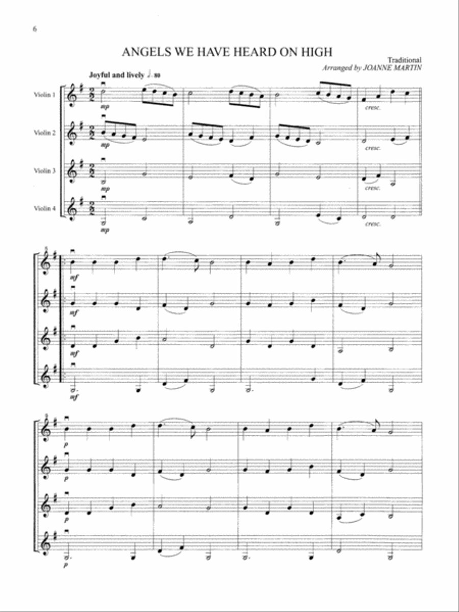 More Festive Strings for Ensemble Violin scores gallery preview page 9