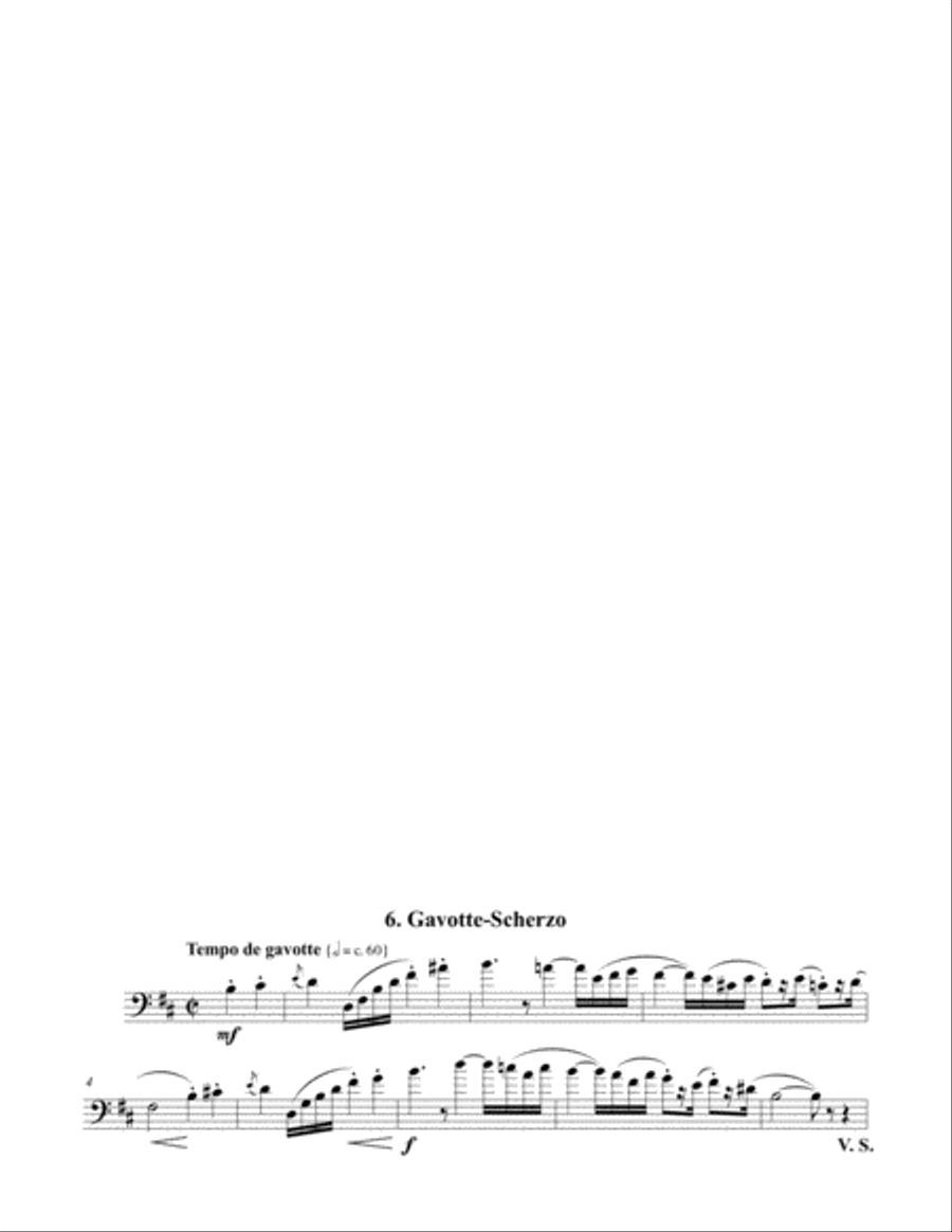 Pequena Suite for Euphonium and Piano Euphonium scores gallery preview page 8