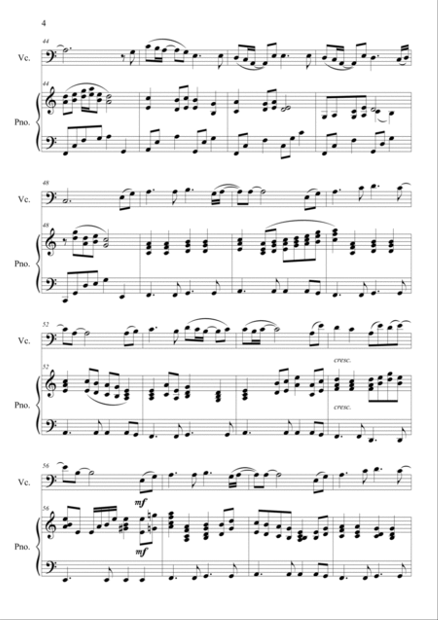 Fate (The King and the Clown OST) Easy Version Piano scores gallery preview page 4