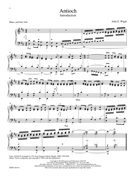 Hymn Introductions and Alternate Harmonizations
