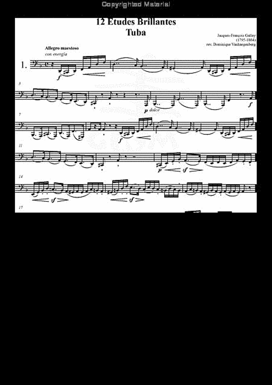 12 Etudes Brillantes 12 Etudes Brillantes Tuba scores gallery preview page 2