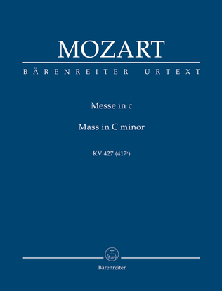 Book cover for Missa c minor, KV 427 (KV 417a)