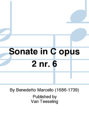 Book cover for Sonate in C opus 2 nr. 6
