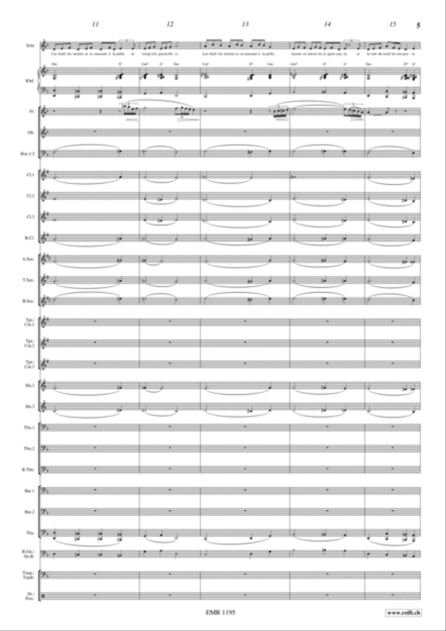 Autumn Leaves Concert Band scores gallery preview page 7