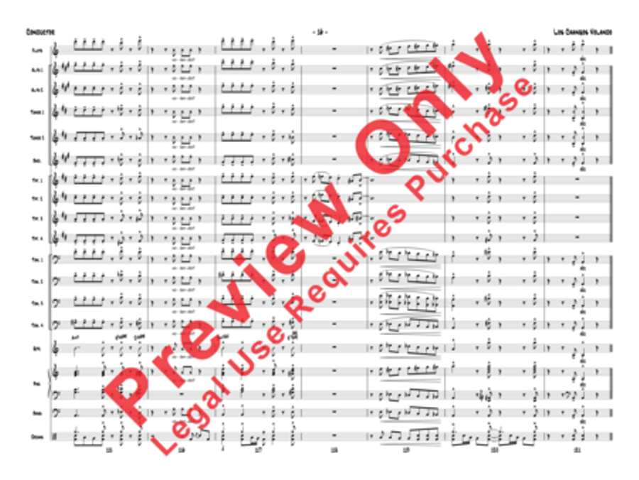 Los Changos Volando Jazz Ensemble scores gallery preview page 19