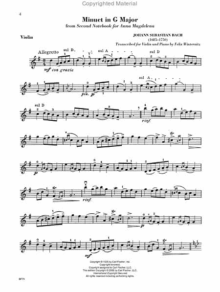 Repertoire Classics for Violin by Gaetano Braga Violin Solo - Sheet Music