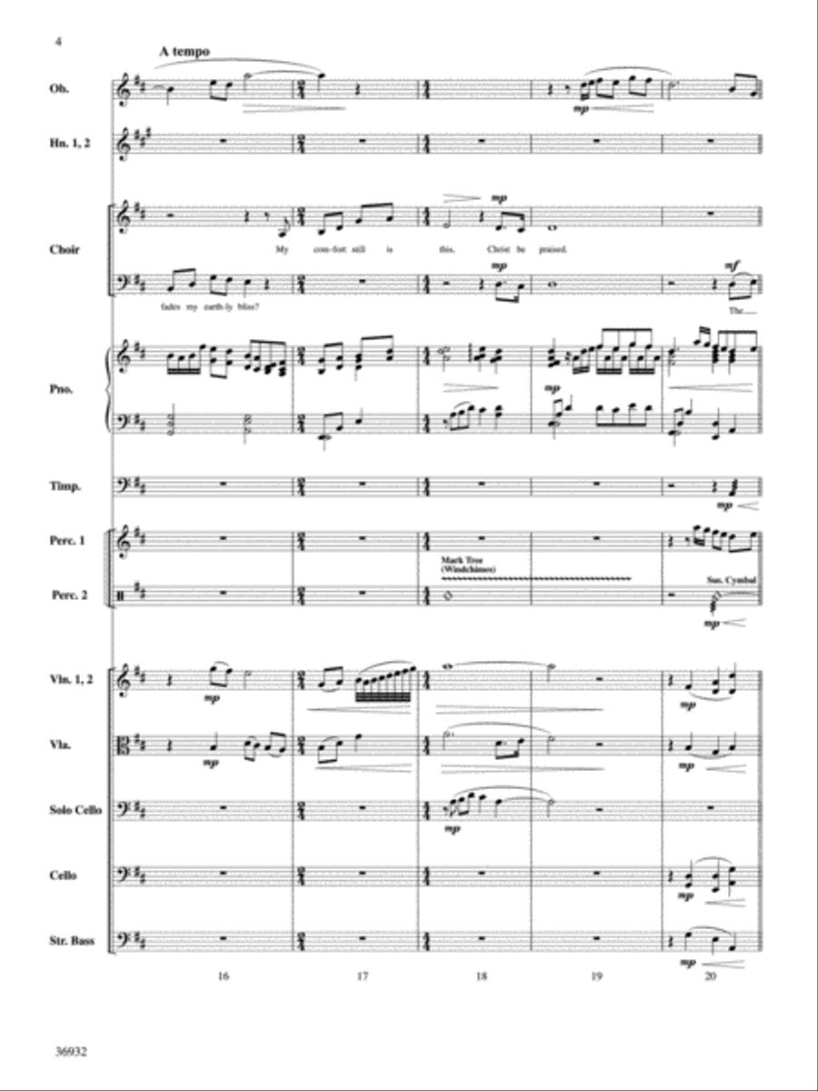 Christ Be Praised Choir scores gallery preview page 5