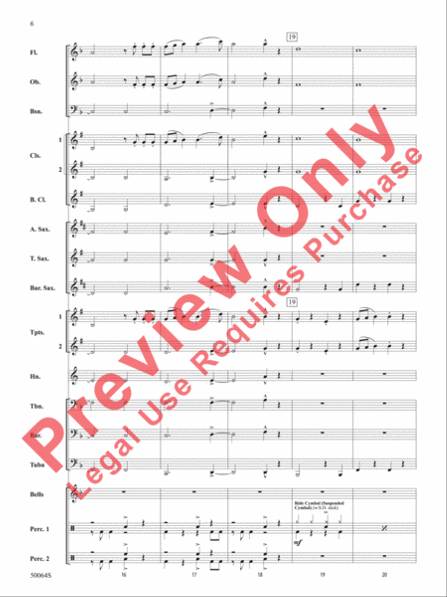 A Taylor Swift Duo Concert Band scores gallery preview page 7