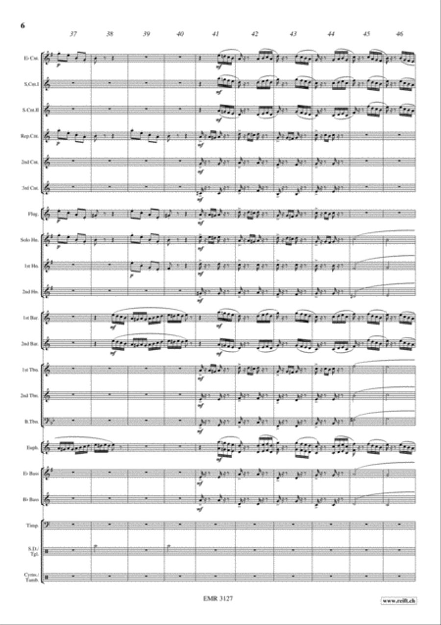 Caprice No. 24 Brass Band scores gallery preview page 7