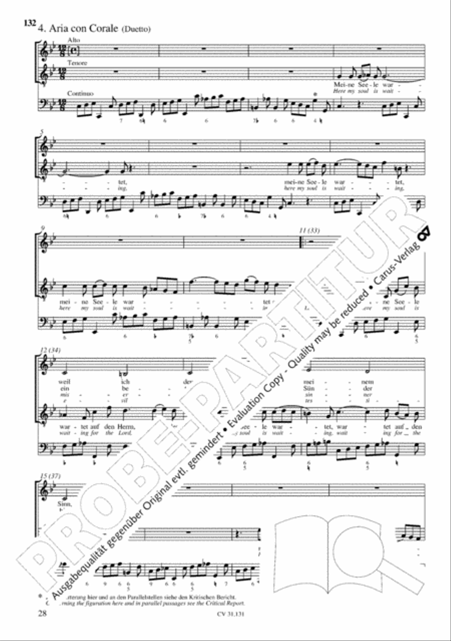The Complete Sacred Vocal Works (Das geistliche Vokalwerk) Voice scores gallery preview page 133