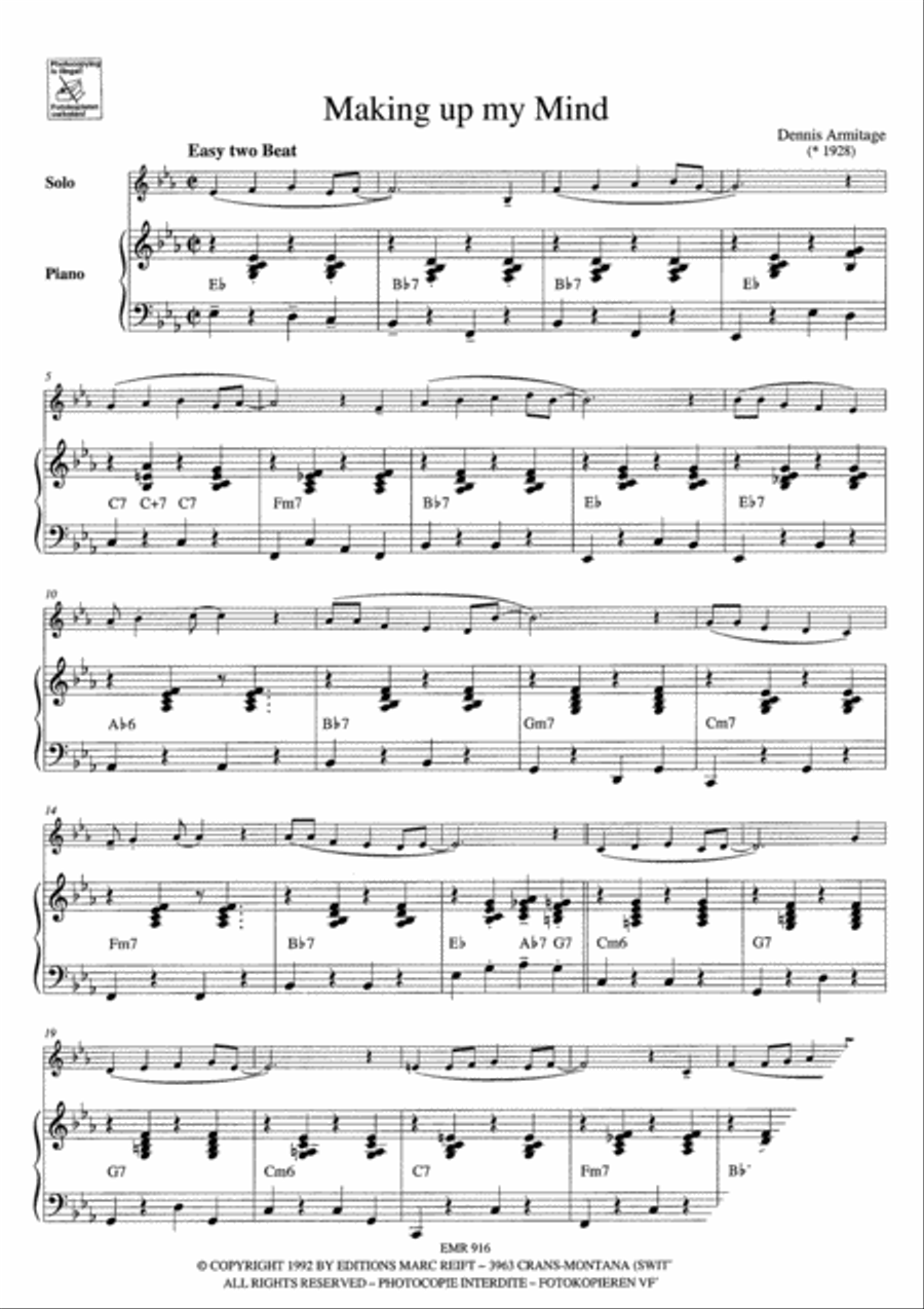 Dixieland Clarinet Duet scores gallery preview page 3