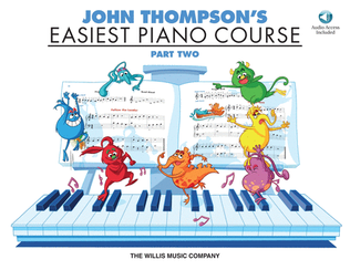 Book cover for John Thompson's Easiest Piano Course – Part 2 – Book/Audio
