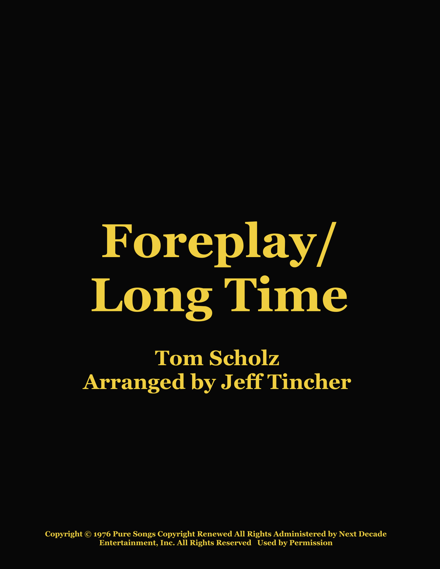Foreplay/long Time Foreplay/long Time Voice scores gallery preview page 1